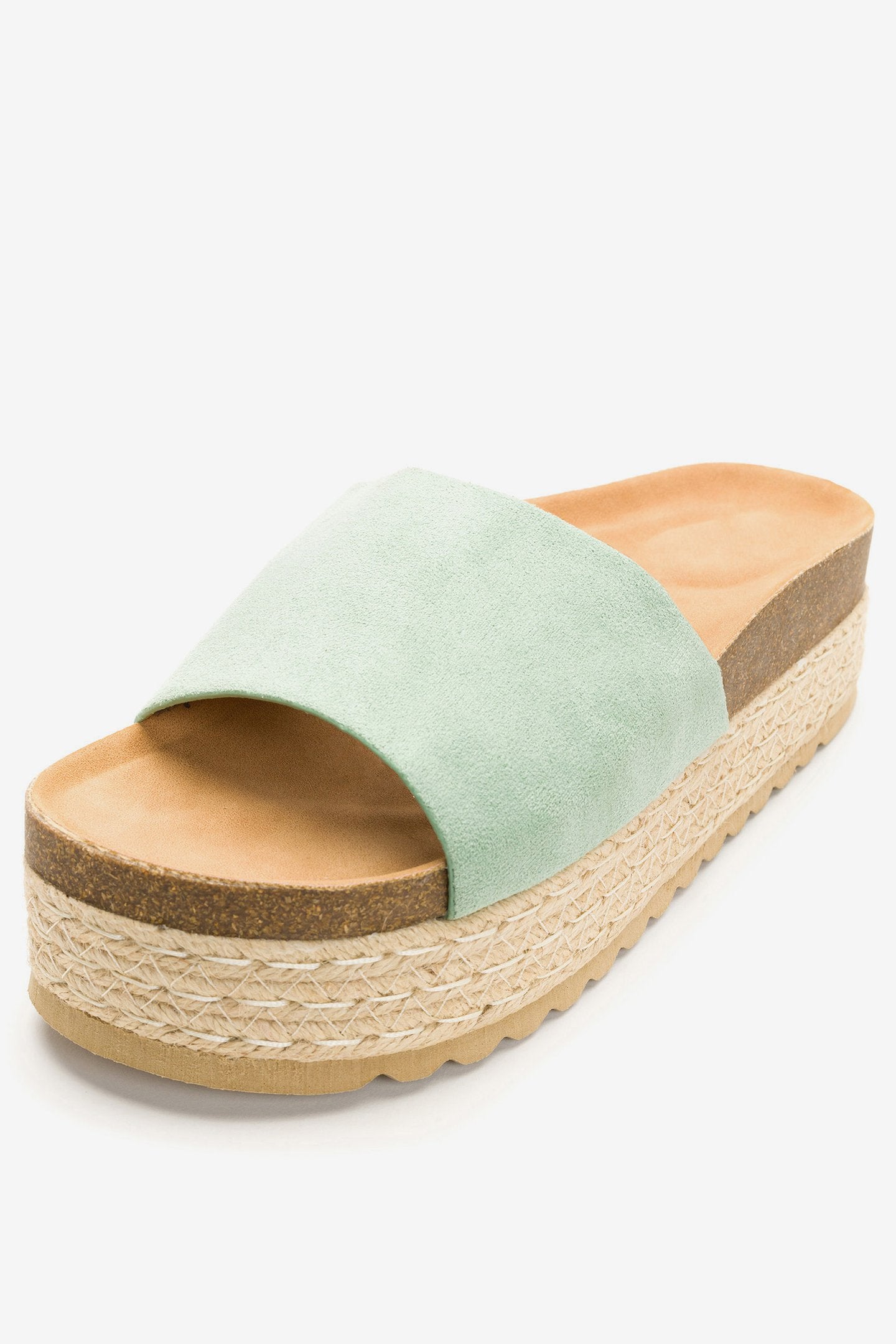 Sandalia Mujer Verde Cali Chancleta Chancleta
